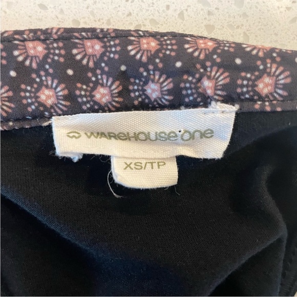 Warehouse One Floral Racerback Tank Top EUC - Picture 8 of 9